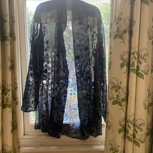 Velvet Devore Elie Tahari evening jacket